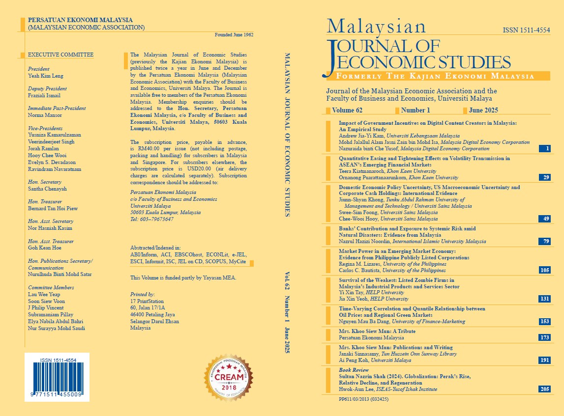 					View Vol. 62 No. 1: June 2025
				
