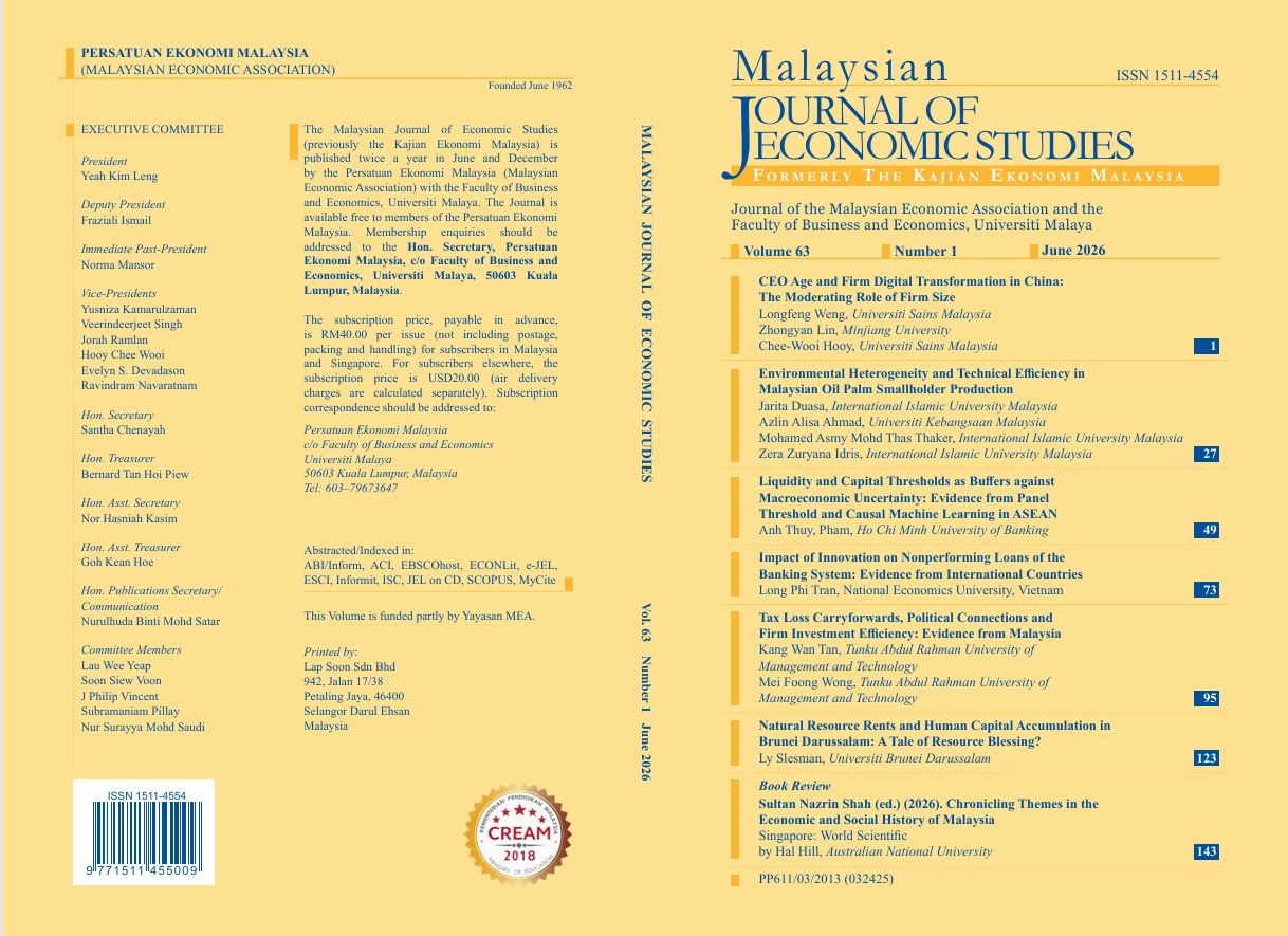 					View Vol. 63 No. 1: June 2026
				